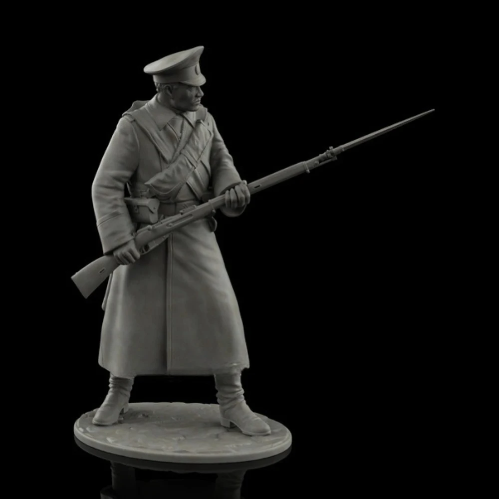 75MM resin figure unpainted model kit, military subject matter, Russian infantry, unassembled and unpainted GK,1141R