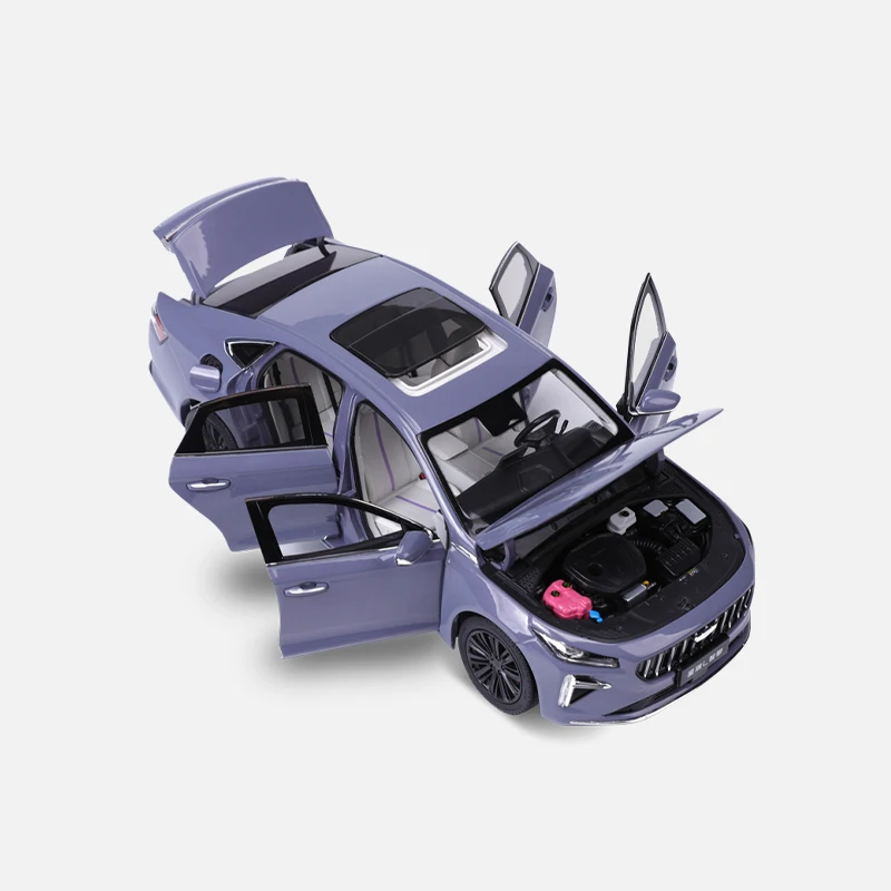 Geely Preface L  Alloy Car Model, Tabletop Decoration, Micromodel Collection Display, 1:18