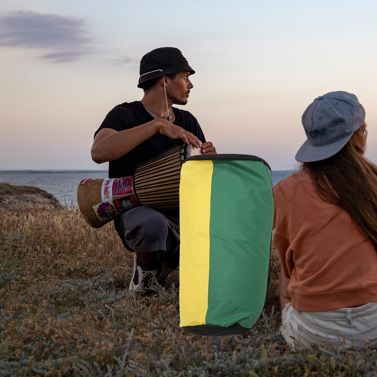 

Waterproof Oxford Cloth African Drum Bag Large Capacity Storage Pouch Portable Music Instrument Backpack Durable Lightweight