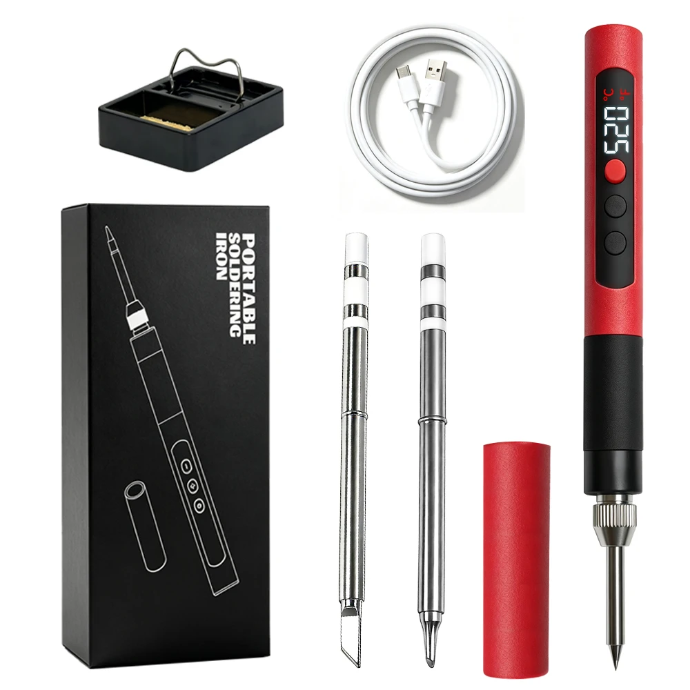 T65/C153 USB Digitaler Lötkolben Typ-C Digitaler Elektrischer Lötkolben mit Einstellbarer Temperatur DIY Heizung Reparatur Schweißwerkzeug – Detail 14