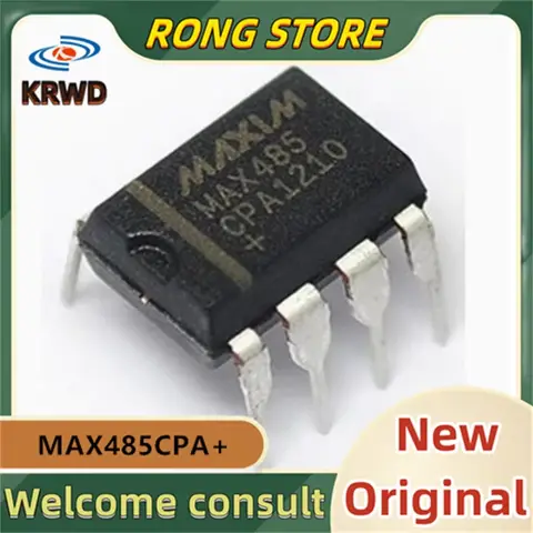 5 uds MAX485 nuevo y Original Chip IC MAX485CPA + DIP-8 chip transceptor de comunicación de baja potencia