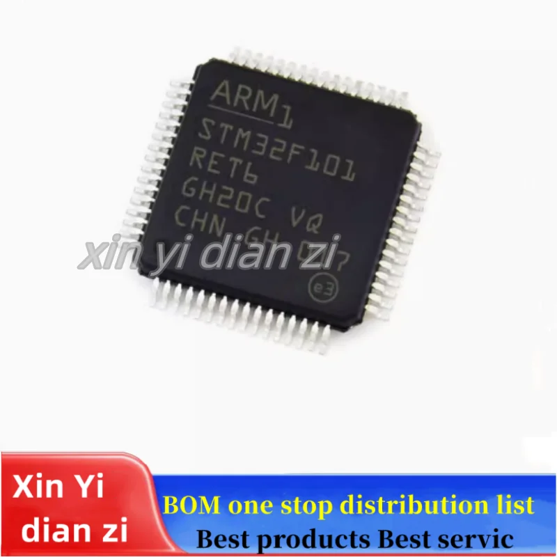 1pcs/lot STM32F101RET6 LQFP microcontroller ic chips in stock