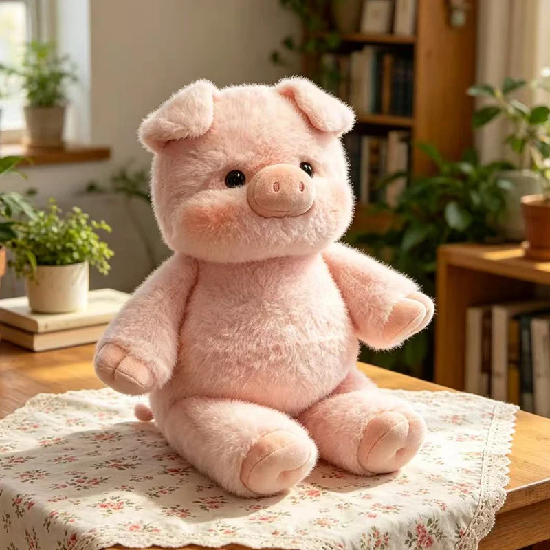 

New Creative Gift Soft Pig Stuffed Animal Plush Pillow Emotional Support Cute Plush Toy 17.7inch Stuffed Animals Plush