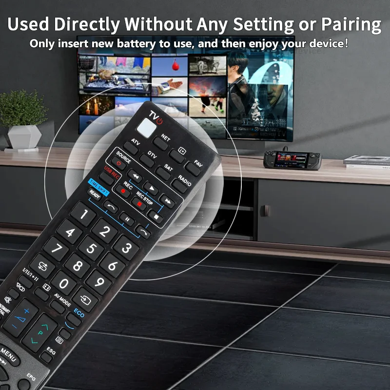 For Sharp Universal Remote Control Compatible With Sharp Series 3D/TV/LCD/LED/HD/Aquos TV Controller GA903WJSA GB058WJSA GA983WJ
