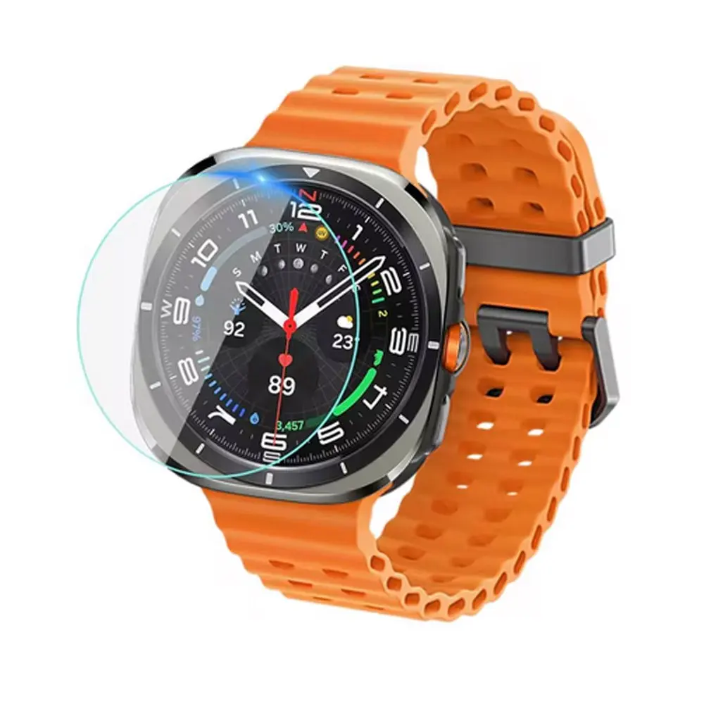Защитная пленка из закаленного стекла 2,5D для Samsung Galaxy Watch 3 4 5 6 7 FE Ultra 47 40 44 41 45 42 46 43 47 мм