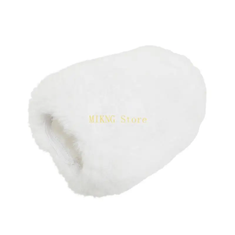 Babrillero viento espirel fídrico artificial suave para micrófonos MC8 Cover a prueba viento Mejora las experiencias