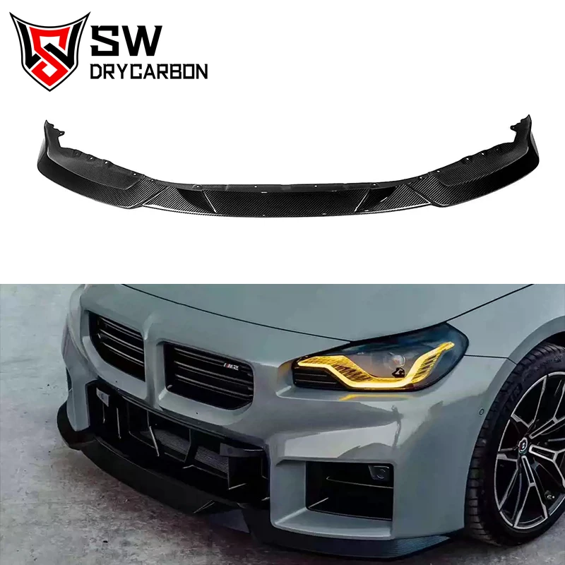 

Carbon Fiber R44 Style G87 Front Lip for BMW G87 M2 Front Bumper Auto Accessories Lip Under Spoiler Splitter