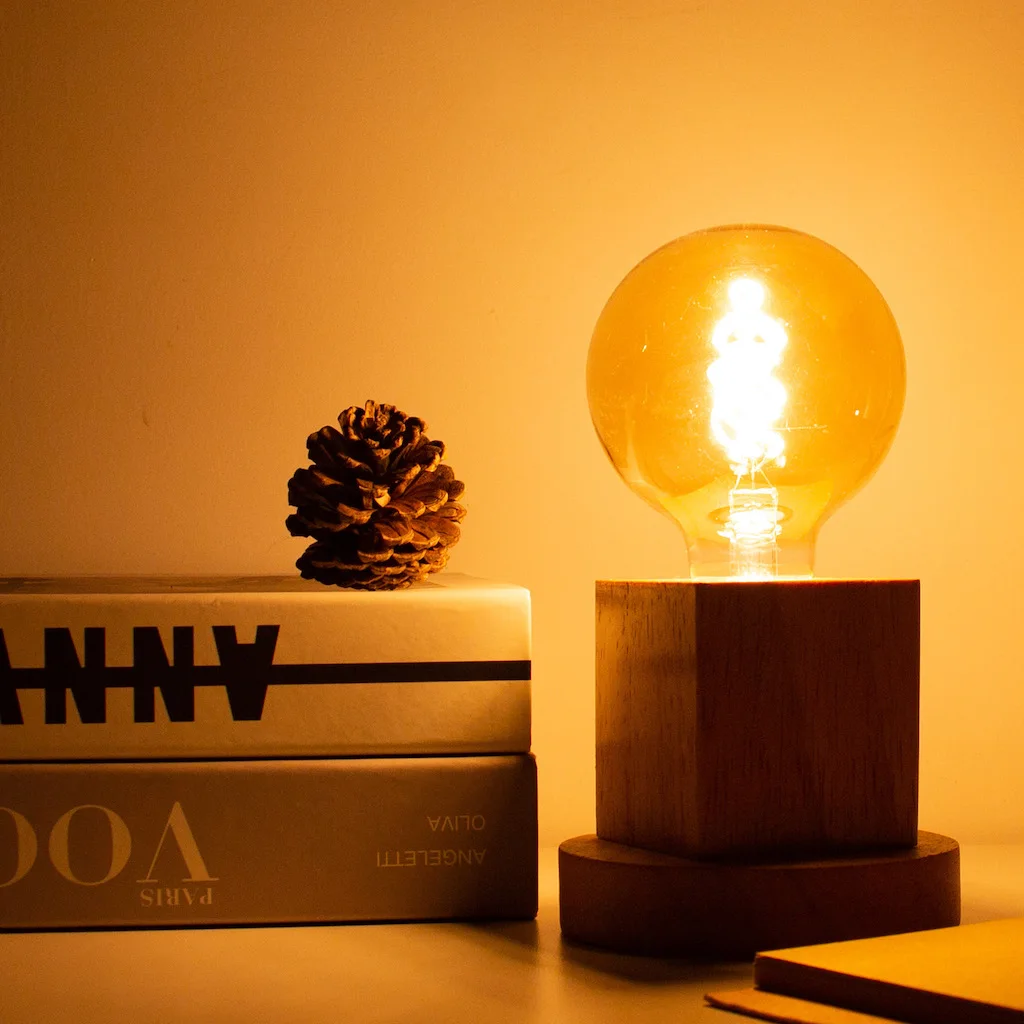 G80 Spiral Filament Edison LED Globe Bulb E27 4W 2700K