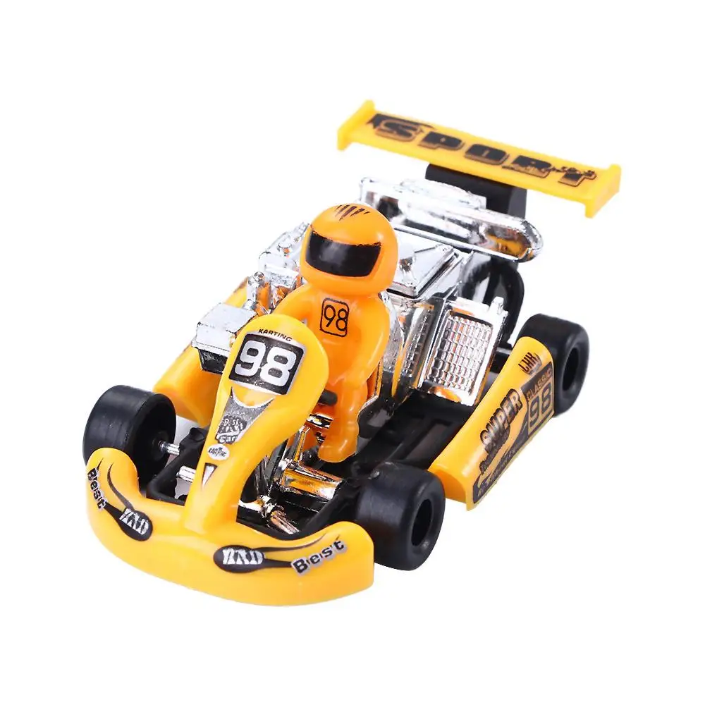 Gift for Boy 2Pcs Mini Gifts 4 Wheels Car Model Vehicle Set Pull Back Kart Toys Inertia Car Toy Racing Car Toy Formula Car