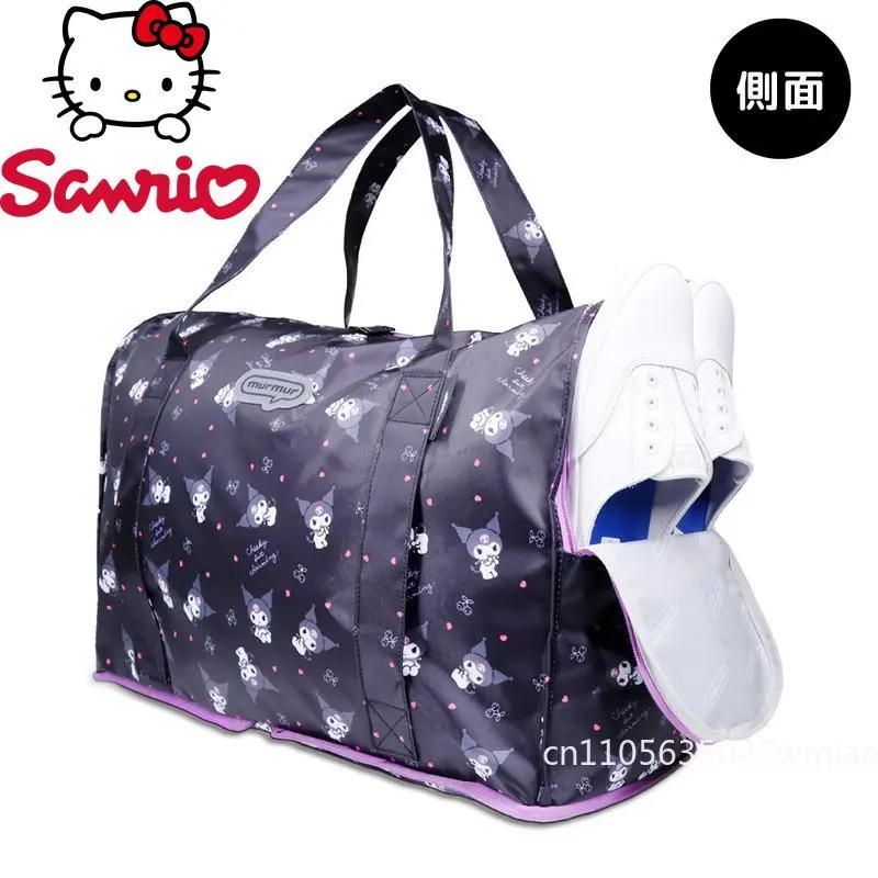 Kulomi New Foldable Travel Bag Fashionable High Quality Women's Storage Bag Cartoon Versatile Large Capacity Moving Luggage Bag