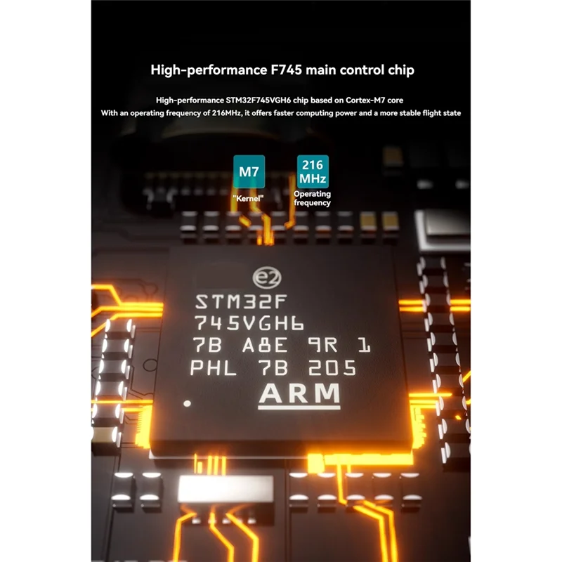 VO-Für RC FPV Drone TAKER F745 BT 8Bit 60A FPV Stack 60A 4-In-1 ESC mit Dual Gyroskop 512 MB Black Box 30,5X30,5 Mm