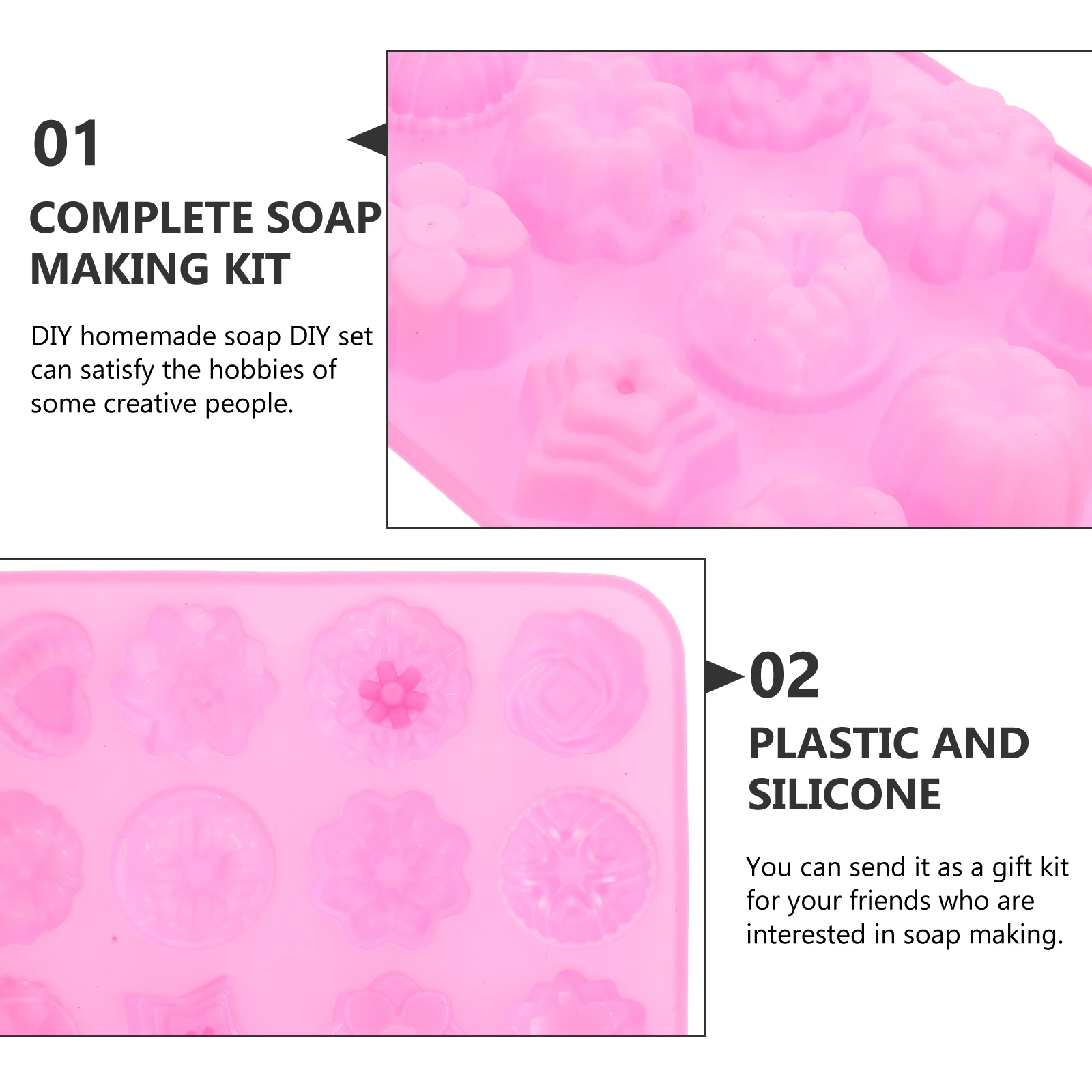 

1 set DIY Homemade Making Kit Supplies Beginner Random Soap Diy Tools Color Safe Ingredients Craft Jewelry