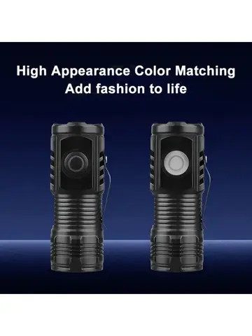 Rechargeable Outdoor Flashlight Portable Strong Light Waterproof Torch for Camping Walking Portable Lighting Lamp