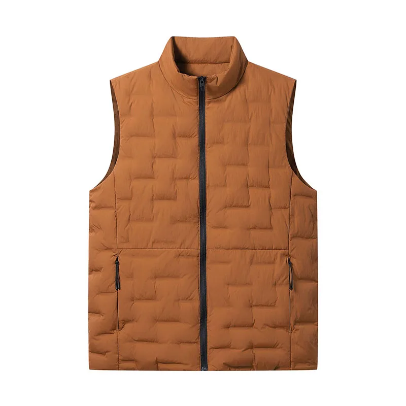 Winter Men White Duck Down Casual Vest Men Waterproof Windproof Fashion Sleeveless Vests Male Pockets Warm Ultralight Waistcoats