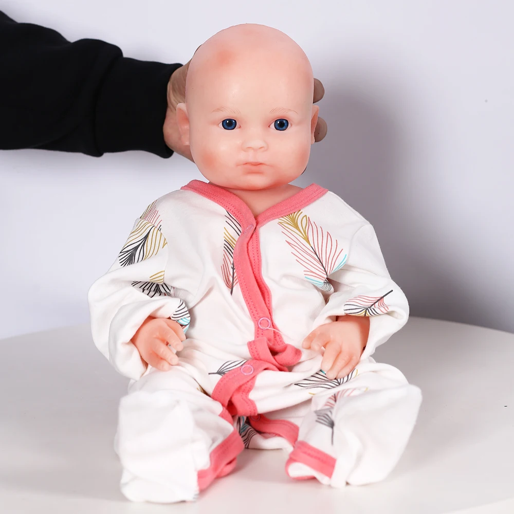 

Soft Reborn Girl Doll, 45cm/2.5kg, Perfect Christmas Gift - Children's Toy with Full-Body Silicone Material