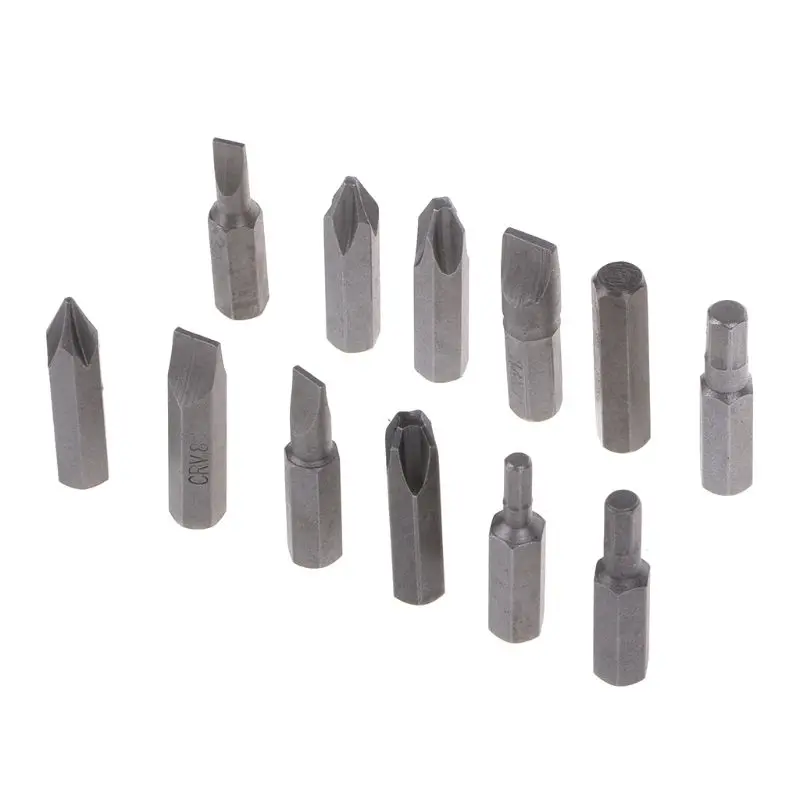 14pcs Multi-purpose Heavy Duty Impact Screwdriver Bits Tools Dropship