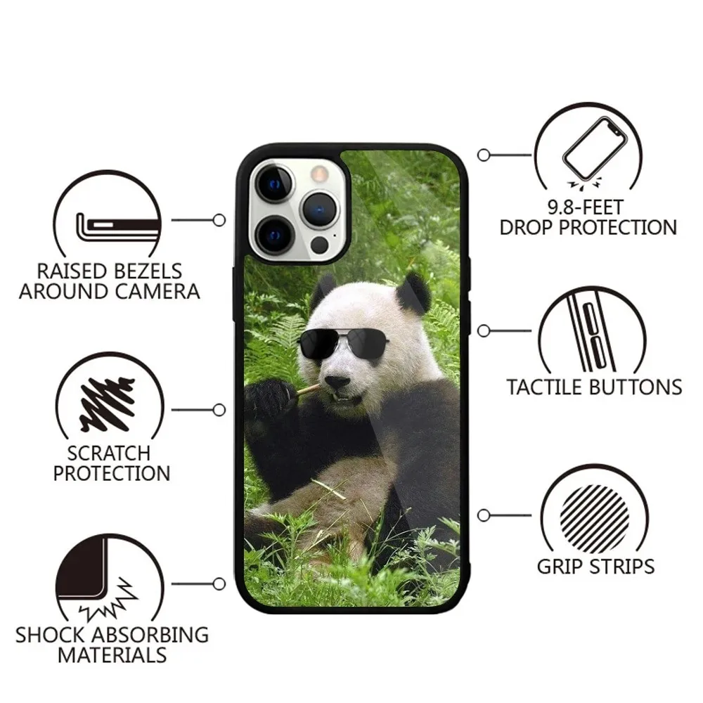 Fubao Panda Cute China Phone Case For iPhone 16,15,14,13,12,11,Plus,Pro,Max,Mini Magsafe Magnetic Wireless Charging