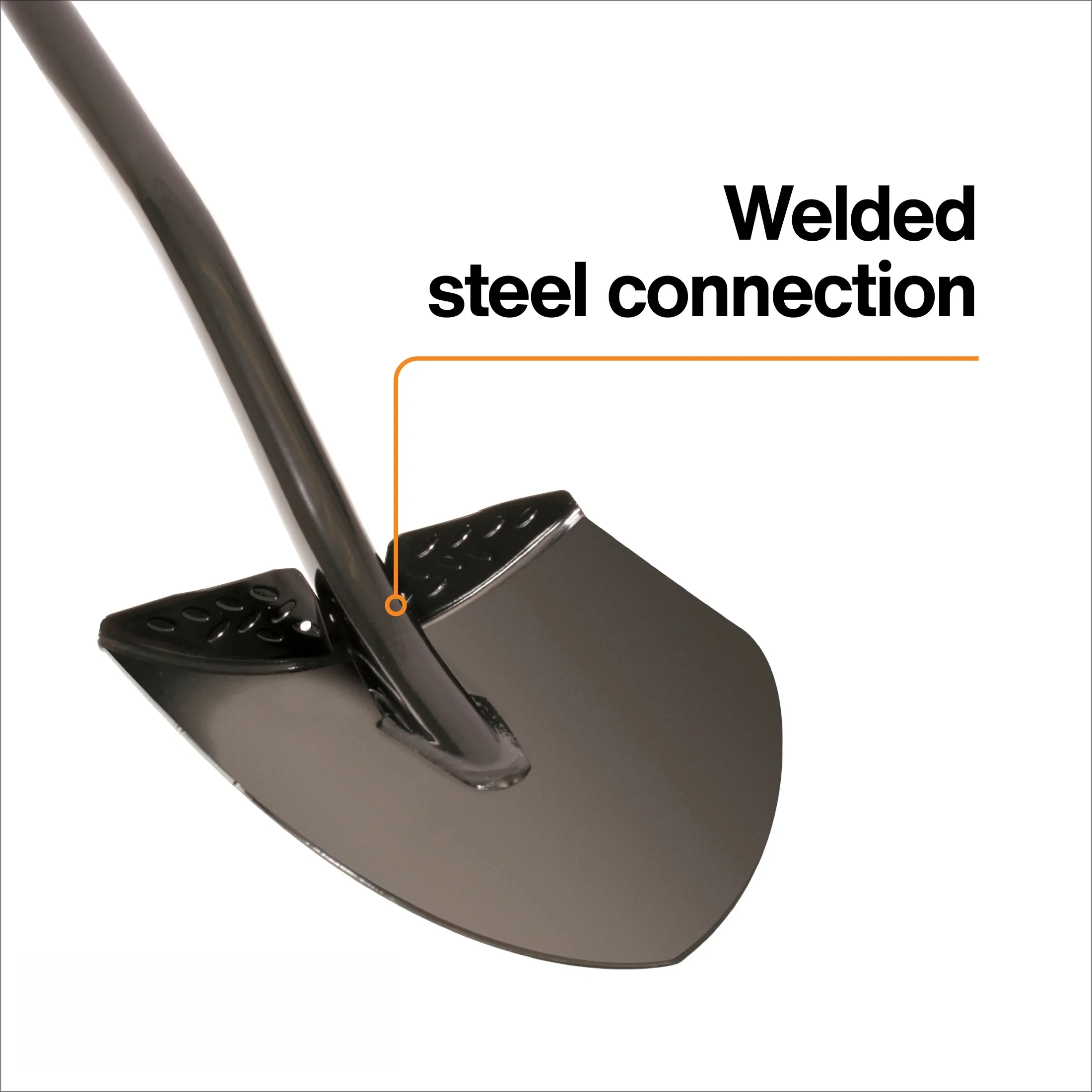 مجرفة حفر فولاذية مقاس 57 بوصة بمقبض فولاذي