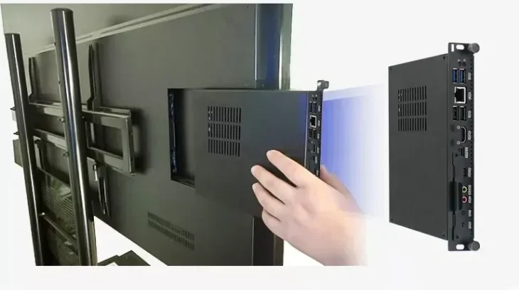 Core I3 I5 I7 CPU Standard OPS Slot Computer Mini Box PC für Digital Signage Interactive Whiteboard