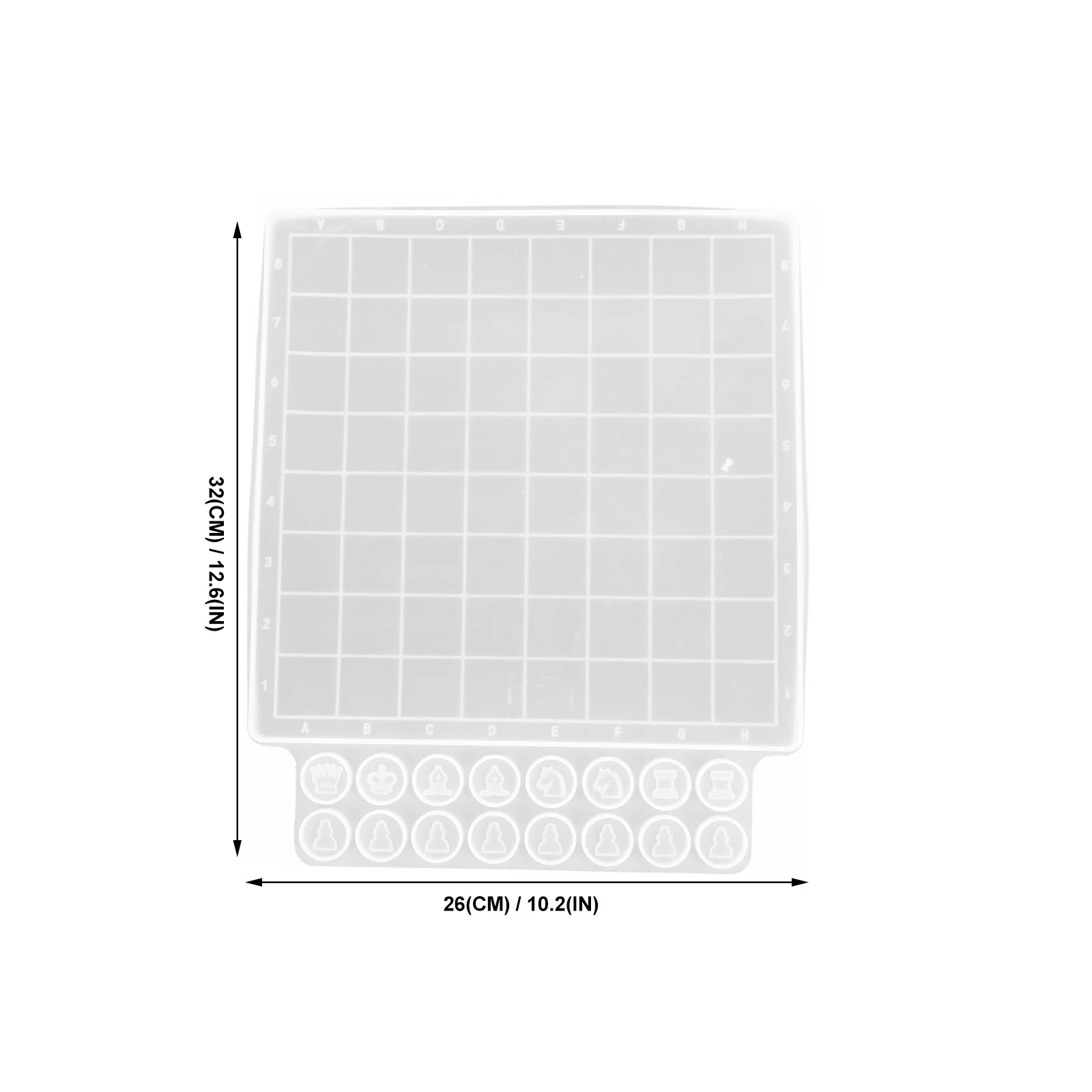 

2pcs Chess Board Piece Silicone Mold Diy Resin Craft Making Molds For Chess Casting Epoxy Art Sculpture Handicraft Tools