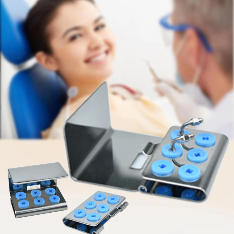 

Dental Ultrasonic Scaler Tip Holder Stand with Cover Fit Ems/woodpecker/dte/satelec/nsk Endo Tips kit High Quality