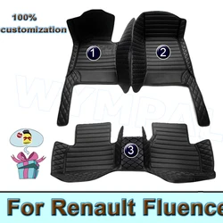 Car Floor Mats For Renault Fluence 2011 2012 2013 2014 2015 2016 2017 Custom Auto Foot Pads Automobile Carpet Cover accessories