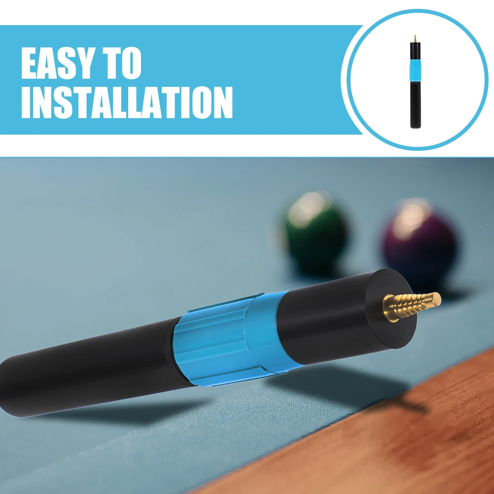 

Billiard Cue Extension 11inch Adjustable Durable Plastic Brass Alloy Universal Fit Pool Table Lengthening Rod Accessories