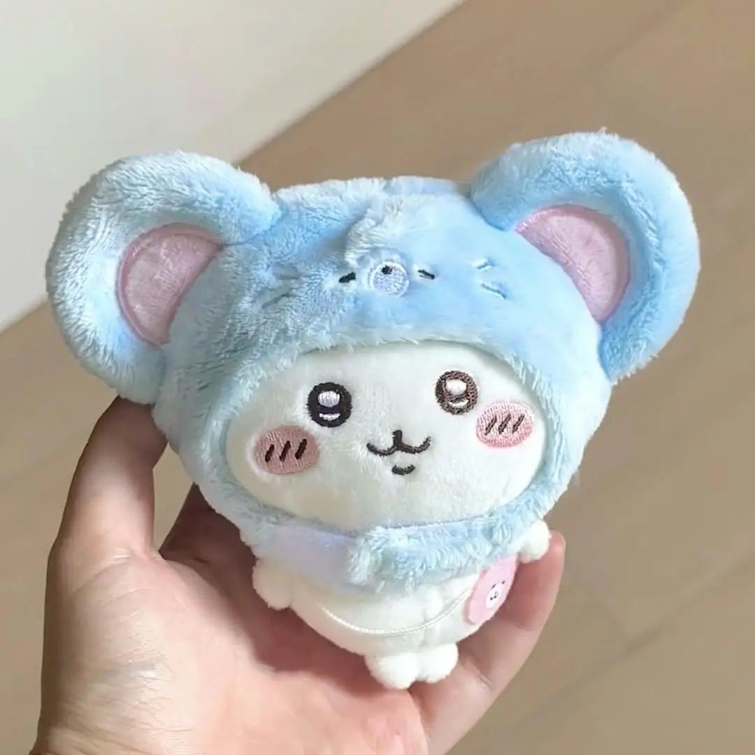 

MINISO Chiikawa Hachiware Rat Hat Series Усаги Брелок Кукла Автомобиль Подвеска Мультфильм Милая и Забавная Подача вашей подруги