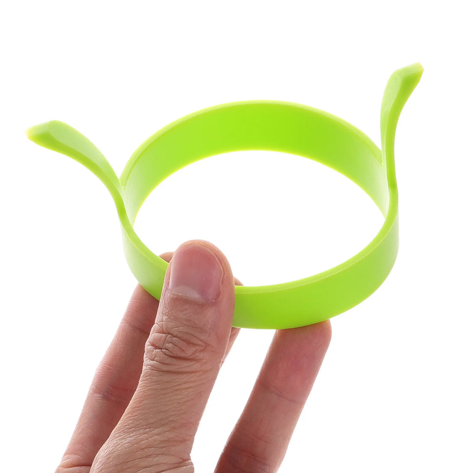 4Pcs Heat Resistant Silicone Egg Rings Round Shaping Molds for Eggs Pancakes Breakfast Sandwiches Easy Clean Kitchen Gadgets