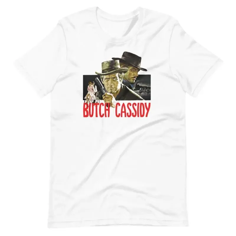 Butch Cassidy Vintage Movie T Shirt Fant Art