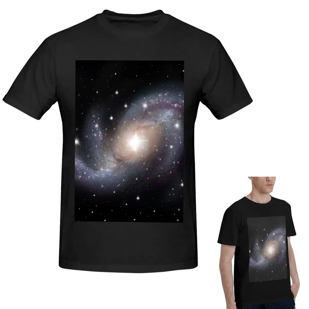 

Плащ из 100% хлопка, футболка Galaxy Universe Planets, мужская классическая футболка большого размера, мужские летние рубашки с круглым вырезом, топы, S-6XL