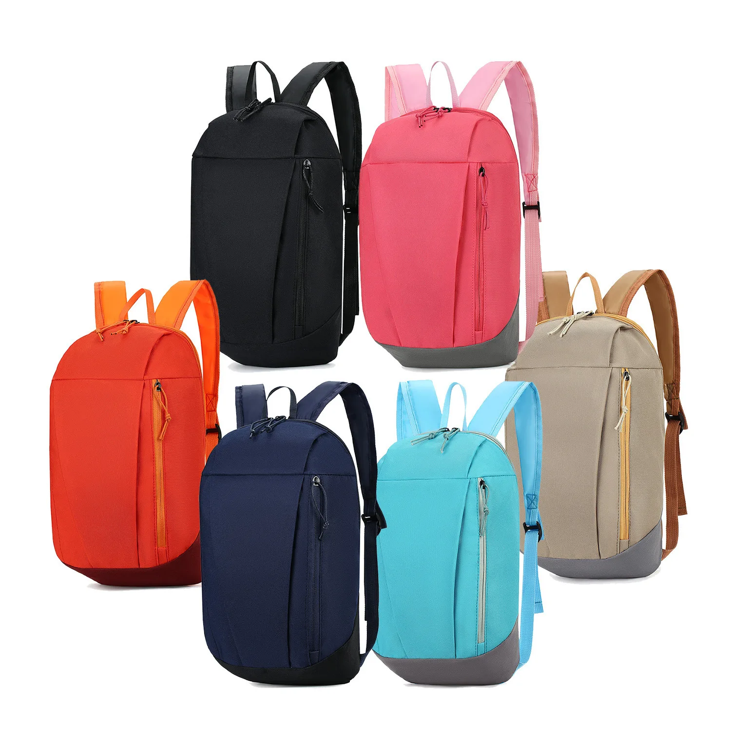 Unisex Large Capacity Ultralight Backpack Outdoor Sport Travel Camping Hiking Bag Casual Leisure Multi-layer Solid Color Daypack