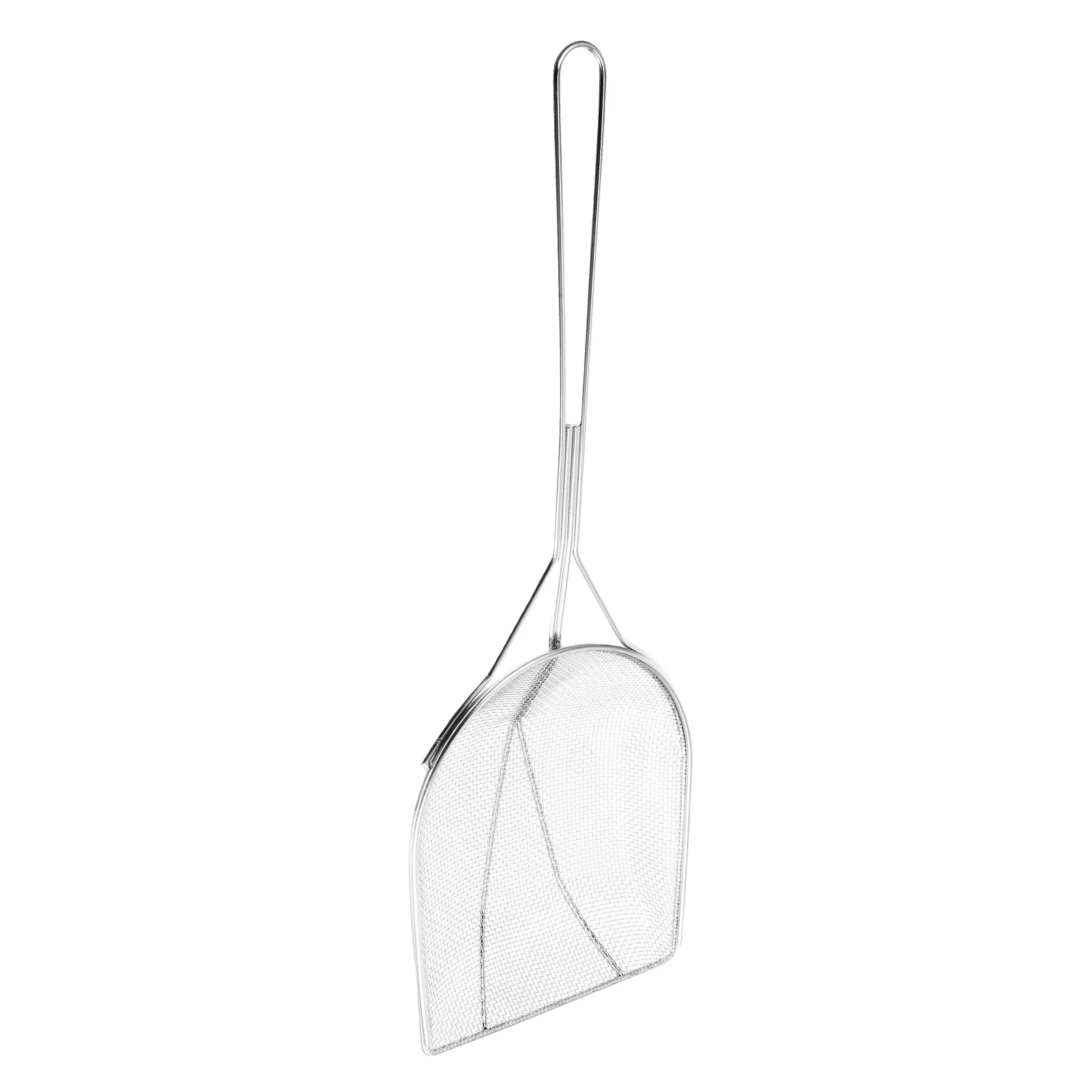 

Stainless Steel Square Skimmer Spoon Fine Mesh Oil Strainer for Frying Chicken French Fries Easy Clean