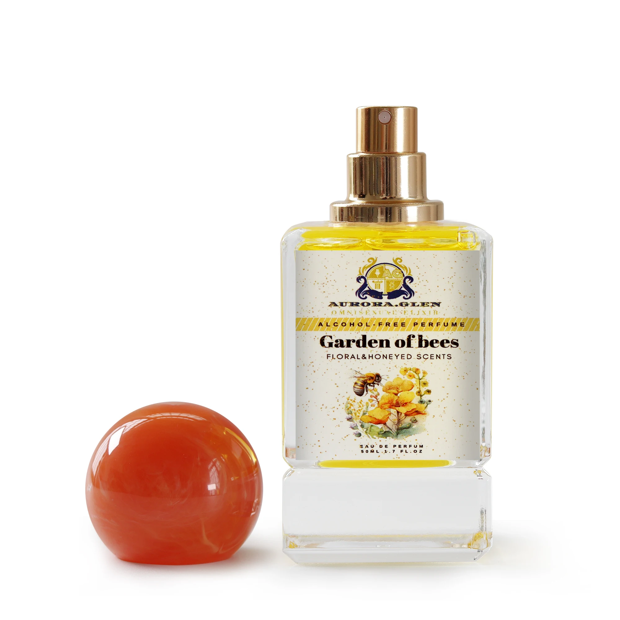 

Женская туалетная вода Garden of Bees без спирта с цветочным медом и ванильным мускусом, янтарная замша для женщин, повседневные подарки