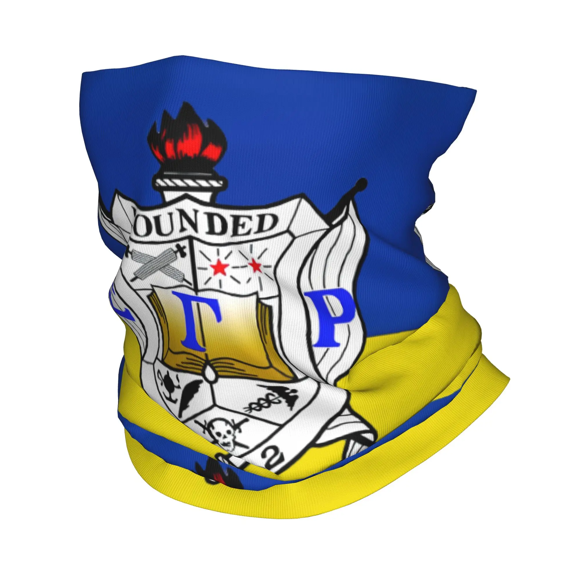 

Бандана Sigma Gamma Rho на заказ, зимняя теплая повязка на шею, ветрозащитный шарф для лица для лыж, афроамериканское женское общество, гетры, повязка на голову