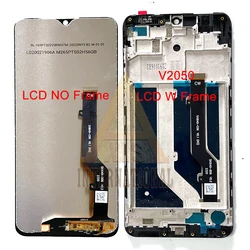 Original 6.49'' For ZTE Blade 20 Smart LCD Frame V1050 Display Screen Touch Screen Digitizer For ZTE Blade VSmart V2050 2050RU