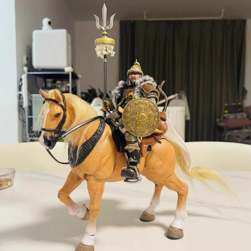 

Для фанатов аниме: Коллекционная базовая модель лошади Fishtoys D20 Studio 1/12 (коричневая/белая/черная) — подвижная фигурка лошади