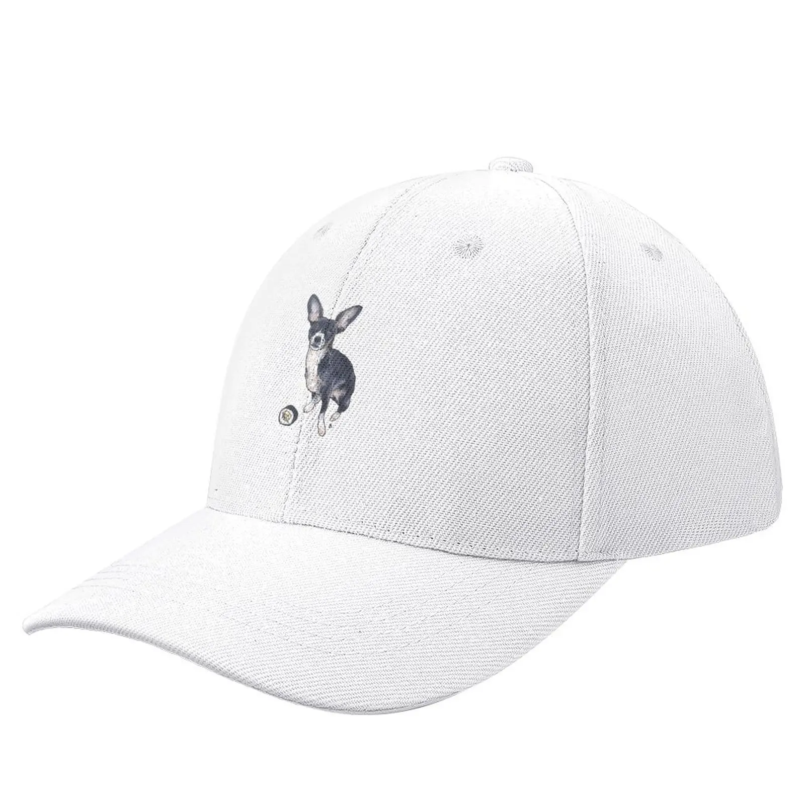 Chihuahua Mix Illustration Baseball Cap Trucker Hat New In The Hat black Man Women's