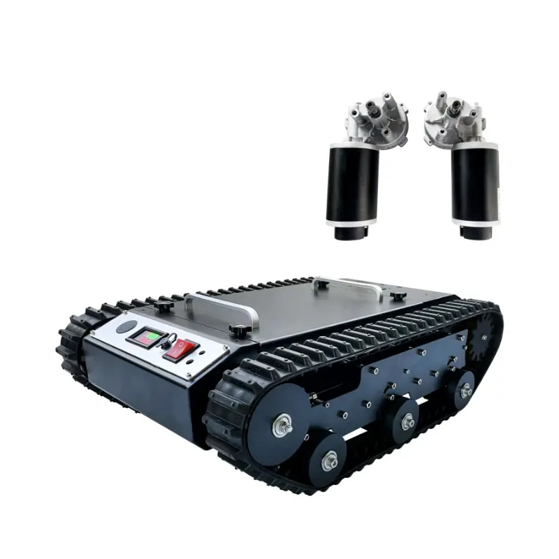 New TR400 Programmable Robot Tank Chassis Without Controller and Power Adapter ROS Robot Open Source for Arduino DIY