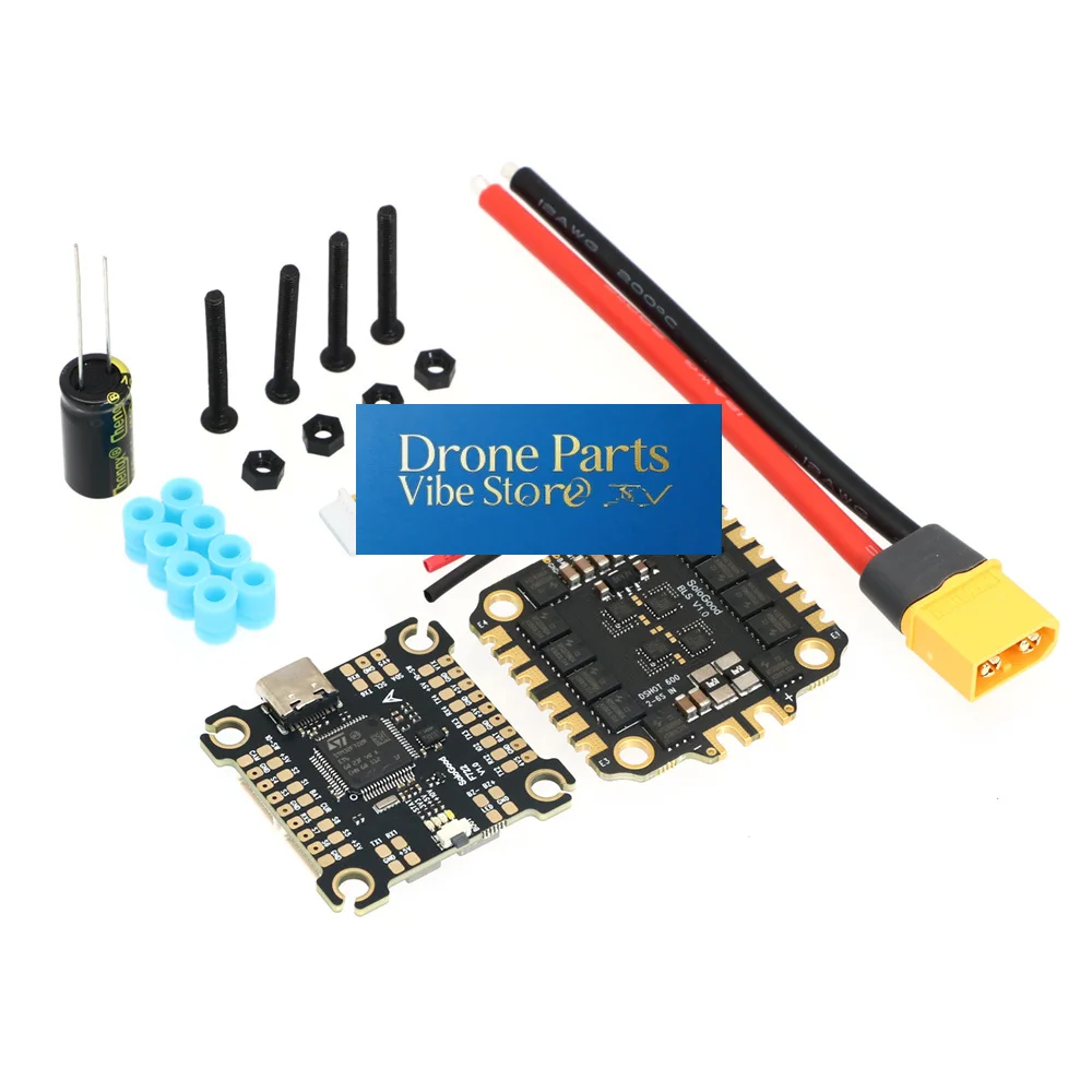 Drone PartsF722 Flight Controller BLS 60A Stack SoloGood F722 Flight Controller BLHELI_S 60A 4in1 ESC For FPV Drones Parts