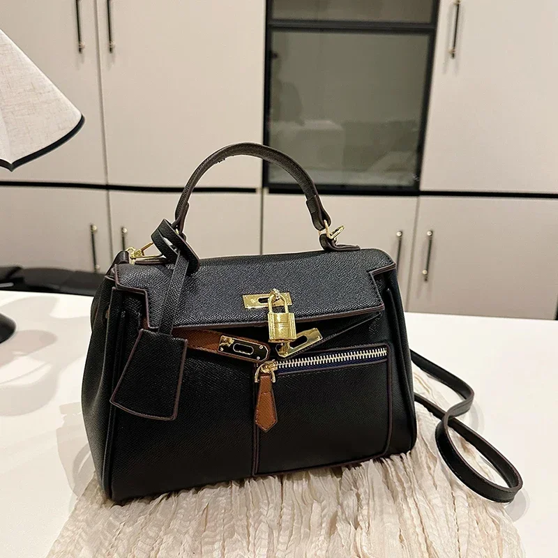 

Luxurious Women's Crossbody Bag Designer Leather Shoulder Handbag Elegant Tote Ladies Classic Stylish Brand Purse