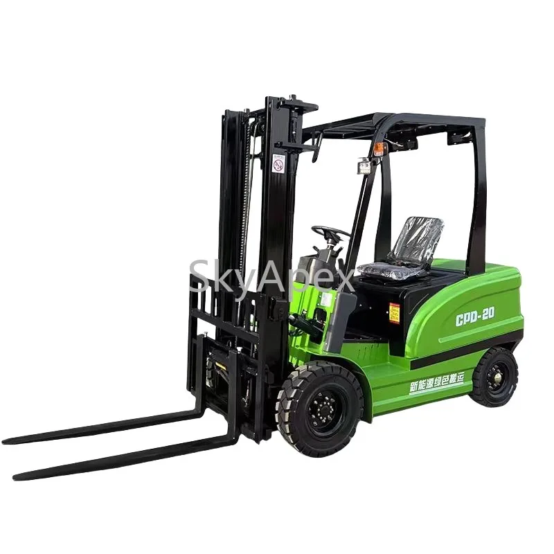 Customizable Small Electric Forklift CPD20 1220mm Fork Length Electric Side Shifter Indoor  Outdoor  Rough  Terrain  Stable  Use