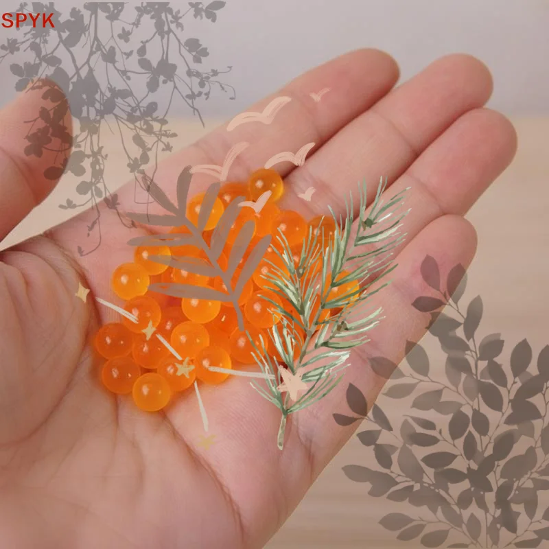 20/50/100Pcs Fake Caviar Fish Roe DIY Japanese Food Play Sushi Noodles Hand DIY Simulation Food Doll Accessories Play House