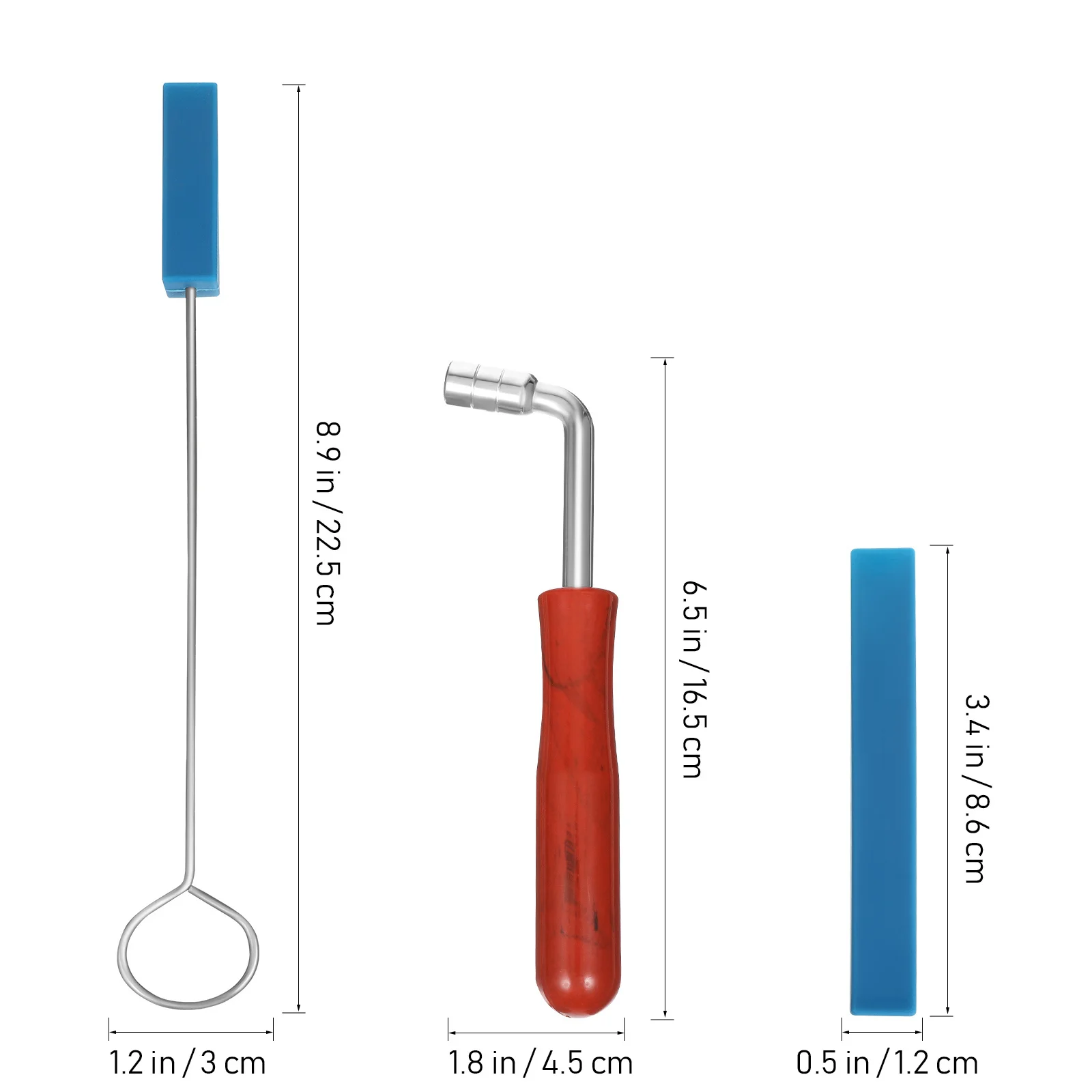 

1Set Piano Tuning Tools Professional Kit Vocal Band Tuning Wrench Handle Damper Sticks Damper Blocks Piano Repair Tools