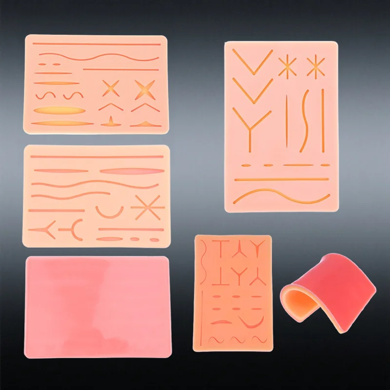 الجراحية خياطة الوسادة طقم تدريب الجلد الجرح عملية خياطة الممارسة نموذج عدة