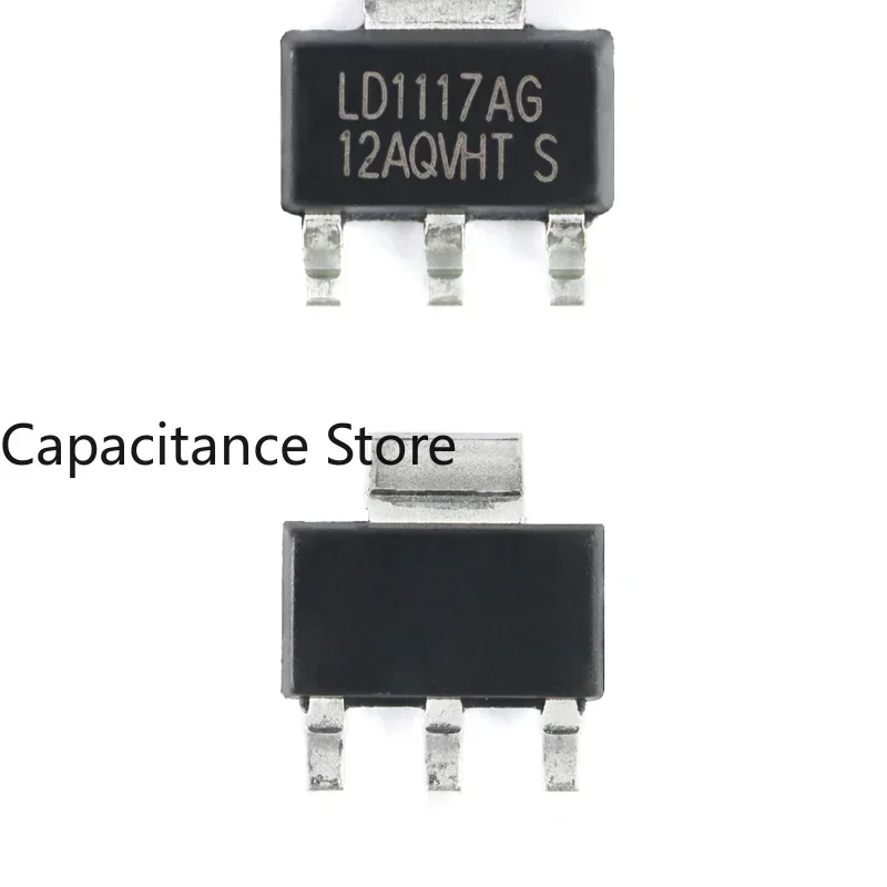10PCS Original LD1117-1.2 SOT-223 Output 1.2V/1A Low Voltage Differential Linear Regulator LDO Chip