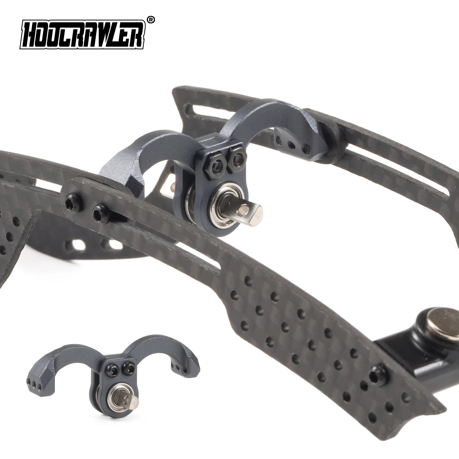 Aluminum Arched 1/24 LCG Carrier Bearing for High Clearance SCX24 Custom Build Micro LCG Crawler Chassis
