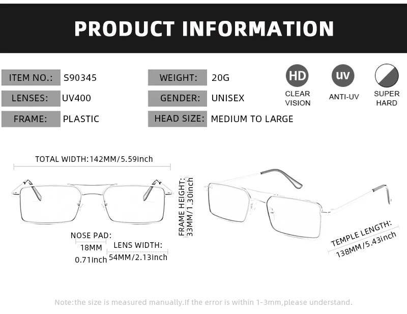 Vintage Rechteck Sonnenbrille Frauen Männer klassische kleine Metall Sonnenbrille weibliche Mode Sommer im Freien fahren Urlaub Schatten – Detail 4
