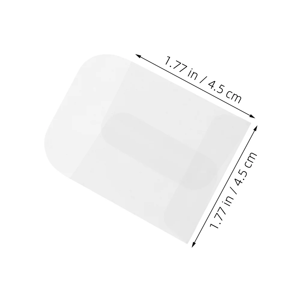 50 قطعة أكياس المجوهرات واضحة ورقة مسطحة مغلفات صغيرة التعبئة والتغليف الشفاف وجبة خفيفة علاج حفلة لصالح تنظيم أكياس #6