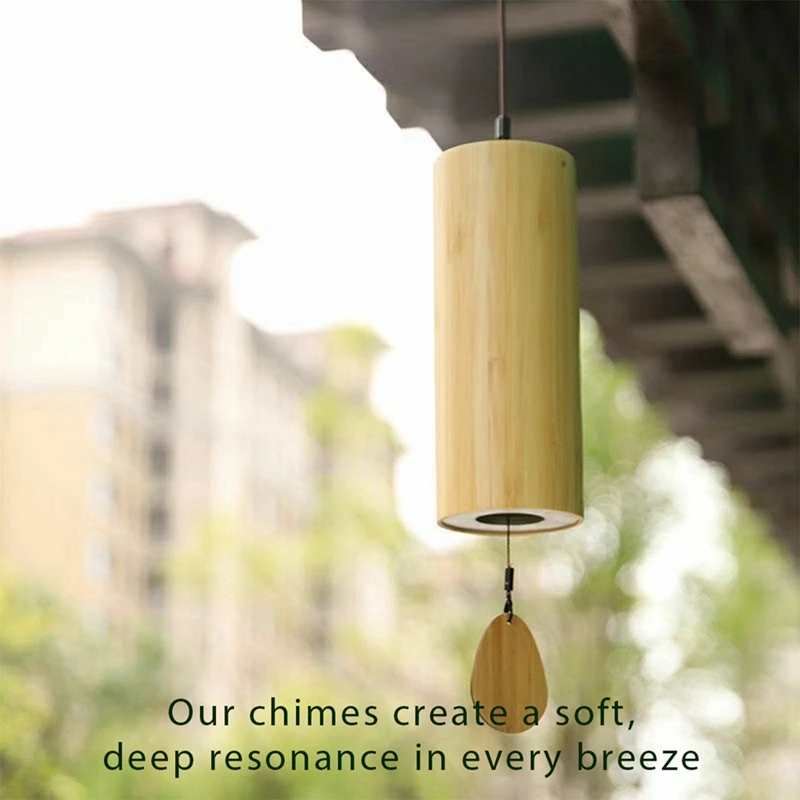 Windbell Bamboo Wind Chime Rods Windchimes  Zen Meditation Percussion Instruments Chimes C G Am Dm Chord Home Outdoor